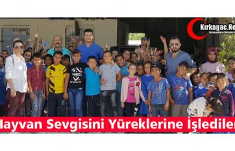 HAYVAN SEVGİSİNİ YÜREKLERİNE İŞLEDİLER