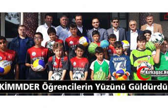 KİMMDER ÖĞRENCİLERİN YÜZÜNÜ GÜLDÜRDÜ