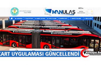 MANİSA KART UYGULAMASI GÜNCELLENDİ