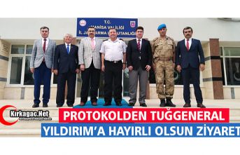 PROTOKOLDEN TUĞGENERAL YILDIRIM’A ZİYARET