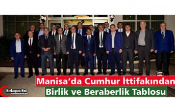 CUMHUR İTTİFAKINDAN BİRLİK VE BERABERLİK TABLOSU