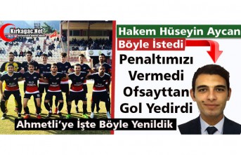 HAKEM HÜSEYİN AYCAN BÖYLE İSTEDİ 1-0