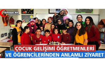 ÇOCUK GELİŞİMİ ÖĞRETMENLERİ ve ÖĞRENCİLERİNDEN...