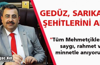 GEDÜZ, SARIKAMIŞ ŞEHİTLERİNİ ANDI