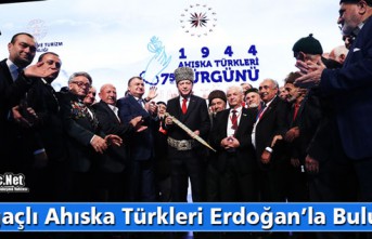 KIRKAĞAÇLI AHISKA TÜRKLERİ, ERDOĞAN'LA BULUŞTU