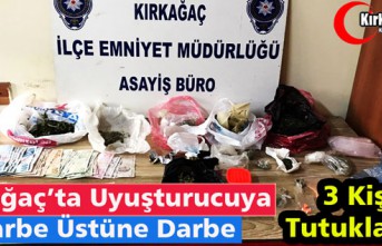 KIRKAĞAÇ’TA UYUŞTURUCUYA DARBE ÜSTÜNE DARBE