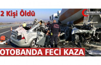 OTOBANDA FECİ KAZA 2 ÖLÜ