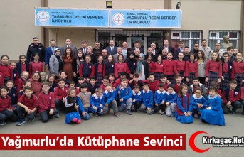 YAĞMURLU’DA KÜTÜPHANE SEVİNCİ