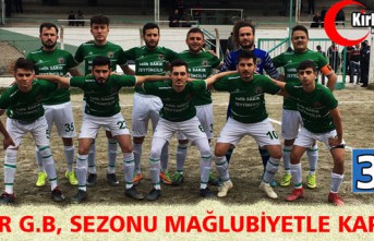 BAKIR G.B, SEZONU MAĞLUBİYETLE KAPATTI 3-0