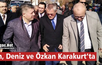 ERGÜN, DENİZ ve ÖZKAN KARAKURT’TA