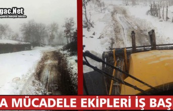 KARLA MÜCADELE EKİPLERİ İŞ BAŞINDA