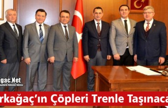 KIRKAĞAÇ'IN ÇÖPLERİ TRENLE TAŞINACAK