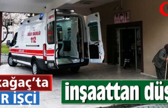 KIRKAĞAÇ’TA BİR İŞÇİ İNŞAATTAN DÜŞTÜ