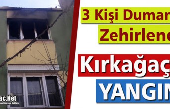 KIRKAĞAÇ’TA KORKUTAN YANGIN