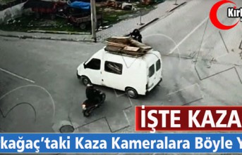 KIRKAĞAÇ’TAKİ KAZA KAMERALARA BÖYLE YANSIDI