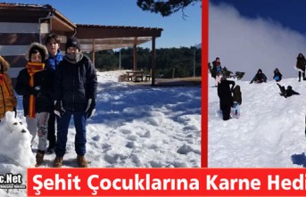 ŞEHİT ÇOCUKLARINA KARNE HEDİYESİ