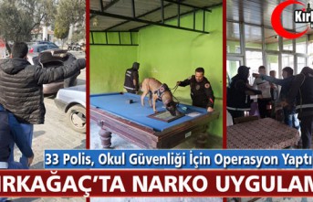 POLİSTEN KIRKAĞAÇ’TA NARKO UYGULAMASI