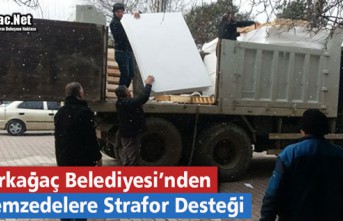 BELEDİYE'DEN DEPREMZEDELERE STRAFOR DESTEĞİ