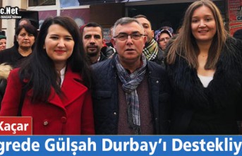 KAÇAR "KONGREDE GÜLŞAH DURBAY'I DESTEKLİYORUZ"