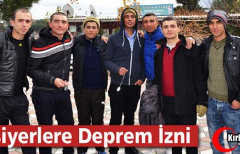 KIRKAĞAÇ'TA KURSİYERLERE DEPREM İZNİ