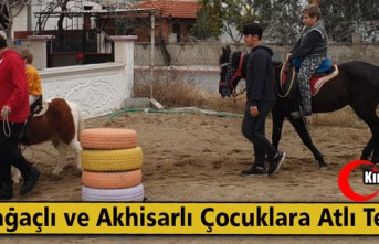 KIRKAĞAÇLI ve AKHİSARLI ÇOCUKLARA ATLI TERAPİ