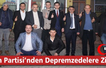 Y.REFAH PARTİSİ'NDEN DEPREMZEDELERE ZİYARET