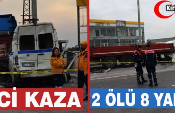 FECİ KAZA...2 ÖLÜ 8 YARALI