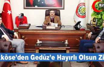 KAYMAKAM BÜYÜKKÖSE'DEN "HAYIRLI OLSUN" ZİYARETİ