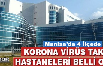 MANİSA'DA 4 İLÇEDE KORONA VİRÜS TAKİP HASTANELERİ BELLİ OLDU