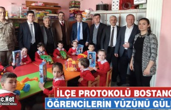 PROTOKOL BOSTANCI'DA ÖĞRENCİLERİN YÜZÜNÜ...