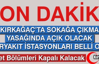 HAFTA SONU AÇIK OLACAK AKARYAKIT İSTASYONLARI BELLİ OLDU