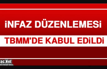 İNFAZ DÜZENLEMESİ YÜRÜRLÜĞE GİRDİ