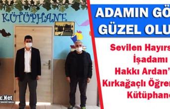 ARDAN'DAN KIRKAĞAÇLI ÖĞRENCİLERE KÜTÜPHANE