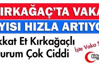 DİKKAT ET KIRKAĞAÇLI..VAKA SAYILARI HIZLA ARTIYOR..