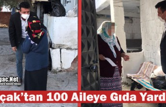 KOÇAK'TAN 100 AİLEYE GIDA YARDIMI