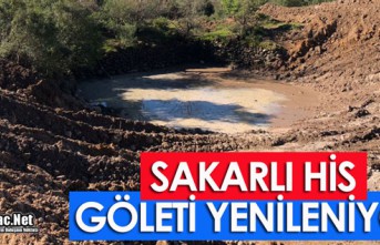 SAKARLI HİS GÖLETİ YENİLENİYOR