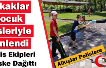 SOKAKLAR ÇOCUK SESLERİYLE ŞENLENDİ