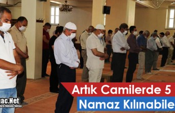 ARTIK CAMİLERDE 5 VAKİT NAMAZ KILINABİLECEK