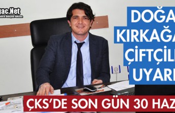 ÇKS  BAŞVURULARI İÇİN SON TARİH 30 HAZİRAN