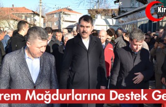 DEPREM MAĞDURLARINA DESTEK GELİYOR