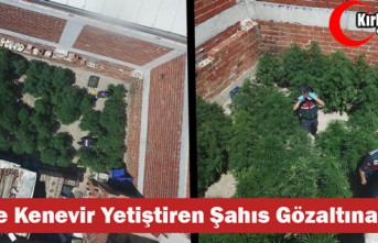 KENEVİR YETİŞTİREN ŞAHIS YAKALANDI