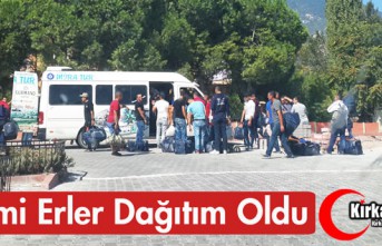 ACEMİ ERLER DAĞITIM OLDU