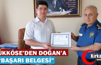 BÜYÜKKÖSE'DEN DOĞAN'A "BAŞARI...