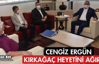 ERGÜN, KIRKAĞAÇ HEYETİNİ AĞIRLADI