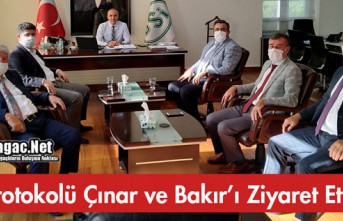 İLÇE PROTOKOLÜNDEN ÇINAR ve BAKIR'A ZİYARET