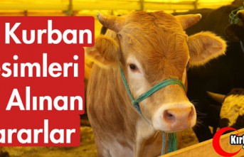 İŞTE KURBAN KESİMİ İÇİN ALINAN KARARLAR