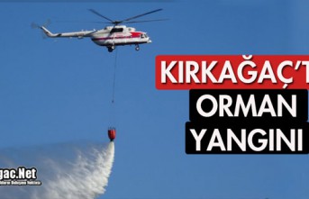 KIRKAĞAÇ'TA ORMAN YANGINI