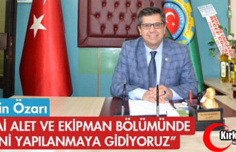 ÖZARI "ZİRAİ ALET VE EKİPMAN BÖLÜMÜNDE...