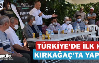 ZEHİRLİ YEM KISMİ DAL İLAÇLAMASI UYGULAMA DEMONSTRASYONU KIRKAĞAÇ’TA YAPILDI