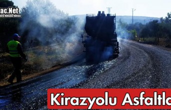 KİRAZ YOLU ASFALTLANDI